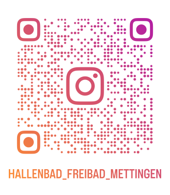 QR Code Instagram Account Freibad Mettingen